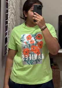 Lime Green Graphic T-Shirt