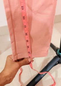 Peach Casual Trousers