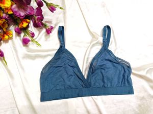 🇳🇿💫🎀Blue Mesh Triangle Bralette