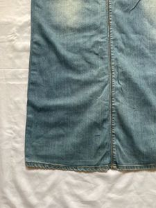 Light blue long denim skirt🌷