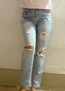 ripped denim