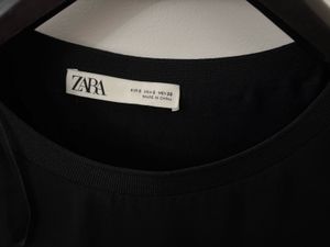 Chic Black Sheer Tie-Back Top