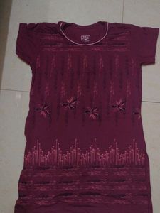 purple Printed T-Shirt