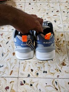 Men's Blue &amp; Grey Sneakers