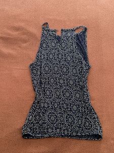 Y2K Sequin Black Top