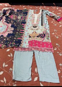 daily wear embroidery cotton suit set
