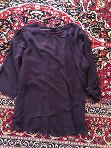 Elegant Purple Blouse