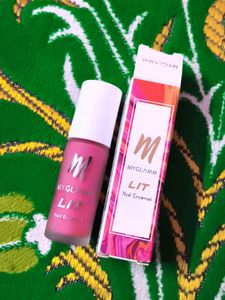 MyGlamm LIT Nail Enamel - pink (matte flex)