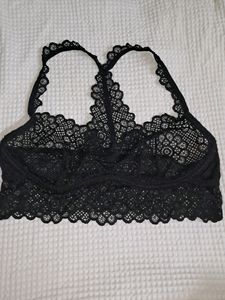 Sexy Mesh Black Bra / Bralette