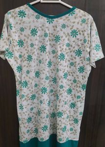 Night suit with Floral Print