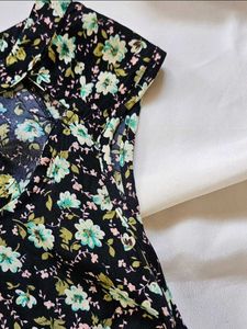 Floral Dress (Papaya)