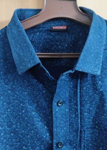 Stylish Blue Patterned Shirt