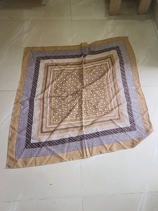 Vintage Scarf - Geometric Print
