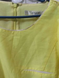 14.Bright Yellow Casual Top