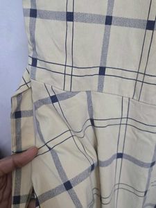 Yellow Checkered Dress