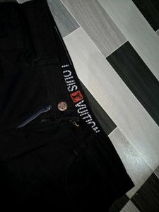 Louis Vuitton Black Denim Jeans