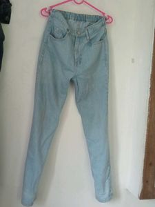 Ice blue boyfriend jeans