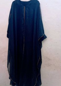 Kaftan Style Black Abaya