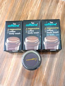 mCaffeine Cappuccino Coffee Body Wash (single )
