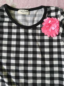 Girls' Checkered Top
