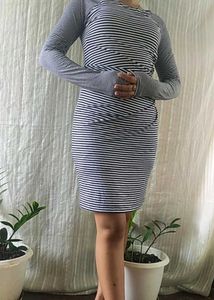 Striped Bodycon Dress