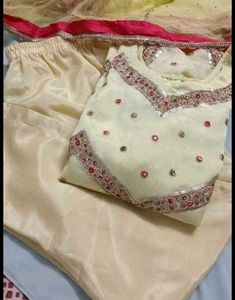 Elegant Yellow Pakistani Dress
