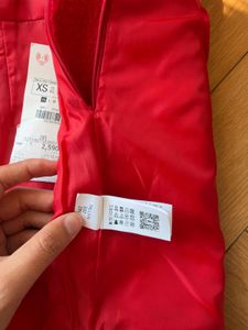 ZARA Red Mini Skirt