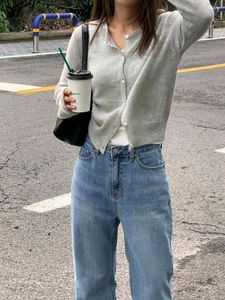 Grey full sleeves top