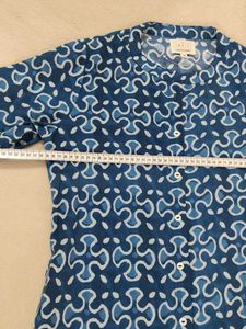Blue Printed Kurta