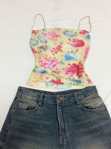 Pastel Floral Y2K Cami Top🌻🌷