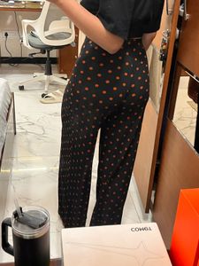 Polka Dot Wide Leg Pants