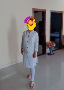 Plain White Kurta