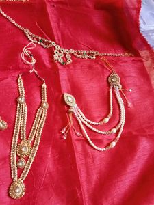 kamar belt, satka and necklace set
