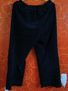 Striped Wide  Leg winter Pants