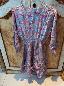 Boho Floral Print Mini Dress