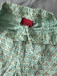 Beautiful Blue &amp; Brown Patterned Palazzo Pants