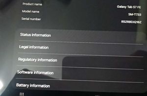 Samsung Galaxy Tab S7 Fe With Stylus