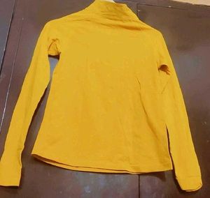 Musturd 1/4 Zip Long Sleeve Top 30 Bust