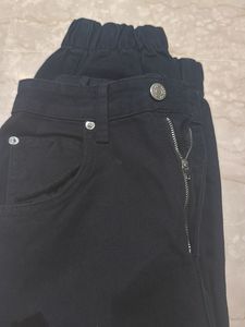 BERSHKA Black Cargo Jogger