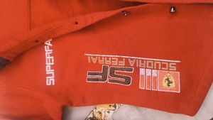 45. Red Ferrari Print Shirt