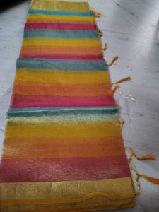 Beautiful Multicolored Saree with Blouse