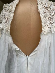 Elegant White Wedding Gown
