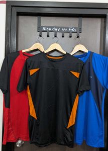 Combo Of 3 Tees Sport Tshirts (GYM Wear)