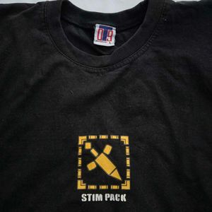Black Graphic Print Tee