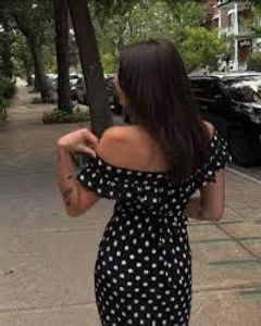 Polka Dot Off-Shoulder Dress