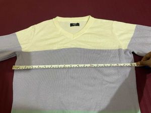 Max Colorblock V-Neck Sweater Top
