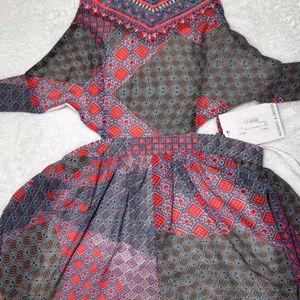 Boho Print Halter Neck Romper dress