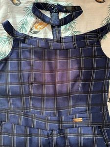 Blue Trendy Jump suit