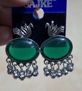 Combo of 4 Oxidized Silver Jhumka Earrings - SAJKE