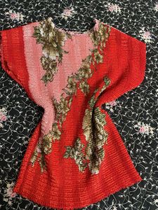 Vibrant Smocked Floral Top